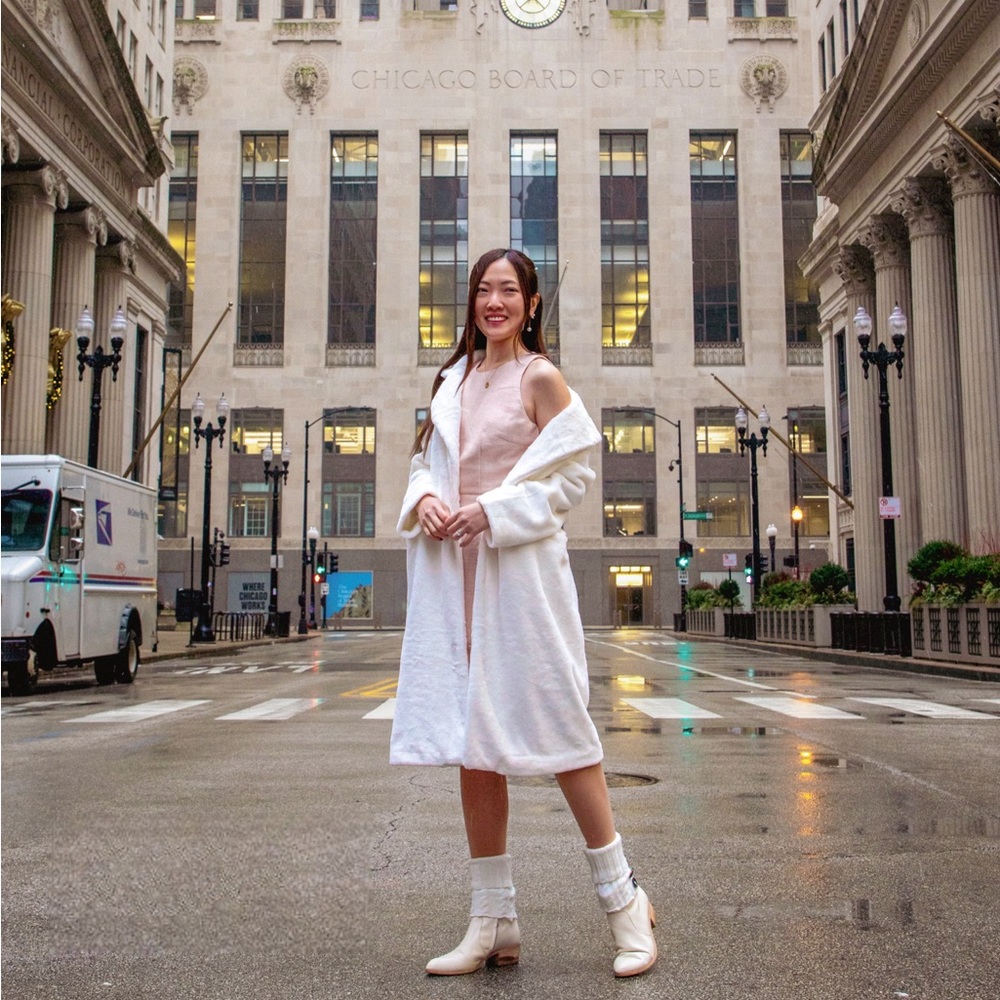 Layla oversized faux fur coat